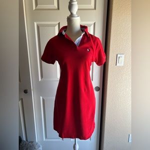 Vintage red Tommy Hilfiger Polo Dress Size M